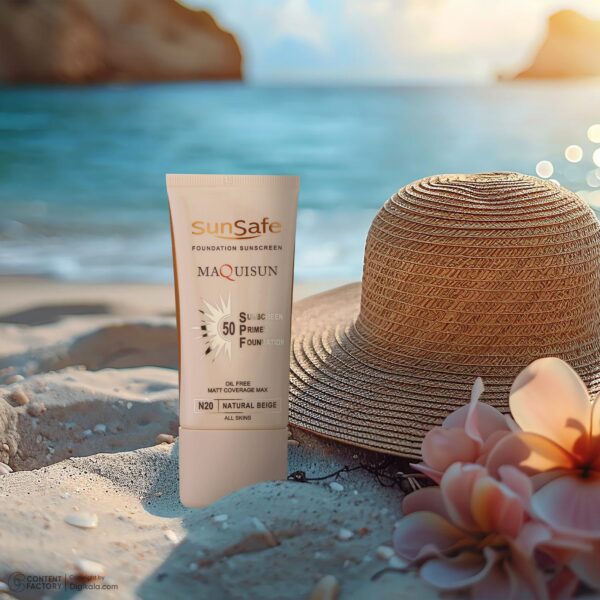 ضدآفتاب spf50کرمپودری و پرایمری مکی سان سانسیف