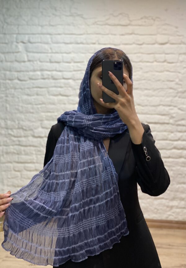 شال حریر پفکی