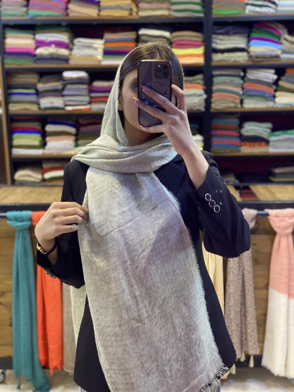 شال نخی لمه دار