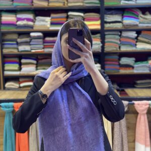 شال نخی لمه دار