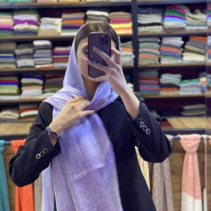 شال نخی لمه دار