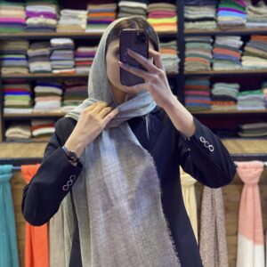 شال نخی لمه دار